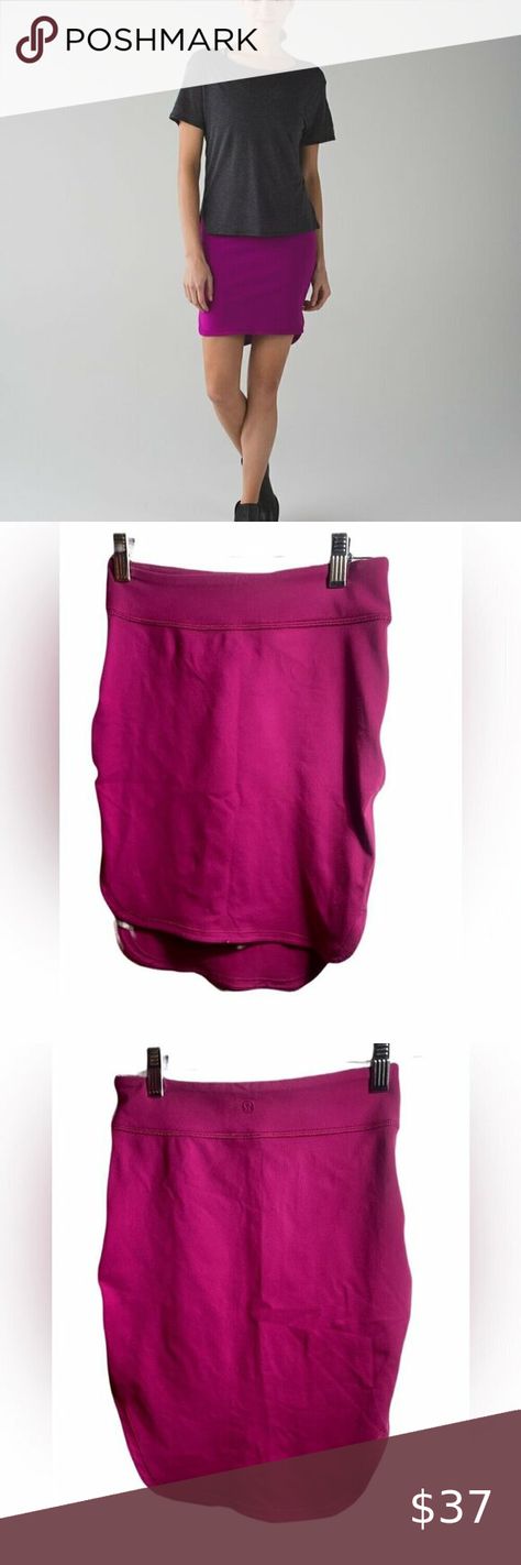 Lululemon " city skirt" regal plum casual stretch soft feel bodycon mini skirt 2 Move With Us, Bodycon Mini Skirt, Poshmark Lululemon, Plum, Lululemon Athletica, Places To Go, Mini Skirt, Mini Skirts, Slim Fit