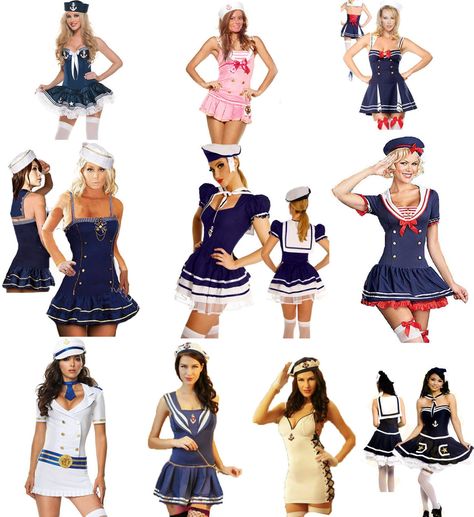 Sailor Fancy Dress, Costume Party Outfit, Outfit Themes, Cruise Theme, Hen Ideas, Sailor Party, Delhi Fashion, Dusty Pink Bridesmaid Dresses, Nautical Bachelorette