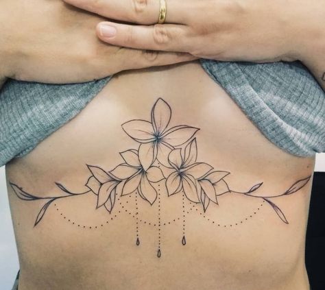 Underboob Tattoos, Brust Tattoo Frau, Sternum Tattoos, Infected Tattoo, Underboob Tattoo Designs, Tato Dada, 42 Tattoo, Underboob Tattoo, Cool Chest Tattoos