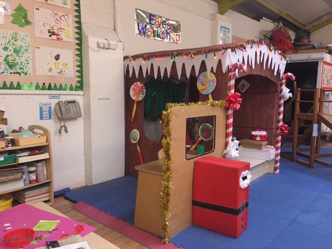 Elves Workshop Role Play, Dramatic Play Area Preschool, Elves Workshop, House Reception, Kids Role Play, Christmas Workshop, Dramatic Play Area, Santa's Workshop, Christmas Sleigh