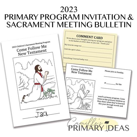 If you want help getting the word out about your upcoming 2023 Primary program, pass out a Primary program invitation!  Then top it off with sacrament meeting Primary bulletin covers created by your Primary kids! Continue reading 2023 Primary Program Invitation & Sacrament Meeting Bulletin at Camille's Primary Ideas. Singing Time Ideas, Primary Presidency, Primary Program, Time Lessons, Primary Songs, Primary Ideas, Primary Music, Lds Primary, Singing Time