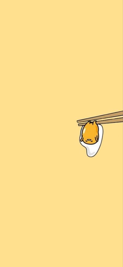 Gudetama Cute Wallpaper, Iphone Wallpaper Kawaii Yellow, Gutedama Cute, Sanrio Gudetama Wallpaper, Yellow Japanese Wallpaper, Sanrio Wallpaper Gudetama, Iphone Wallpaper Japanese Aesthetic, Aesthetic Gudetama Wallpaper, Yellow Cute Wallpaper Cartoon