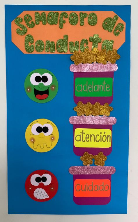 Semáforo de comportamiento para decorar el aula de clase. ✨🤍 Math Activities Preschool, Teacher Life, Math Activities, Preschool Activities, Diy And Crafts, Preschool, Nursery, Paper Crafts, Pre School