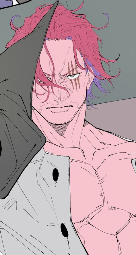 Shanks X Yn Fanart, Shanks Fanart, Red Hair Shanks, One Piece Anime Manga, Sabo One Piece, One Piece Man, One Piece Drawing, One Piece Comic, One Piece Pictures