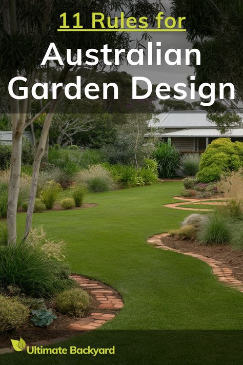 Dive into the essentials of Australian garden design with this comprehensive article. Learn about the importance of native plants, water-efficient landscaping, and the use of natural elements to create a sustainable garden. This guide offers practical advice on how to design a garden that complements the local environment and requires minimal maintenance. Perfect for anyone interested in creating a beautiful and eco-friendly outdoor space. Australian Native Garden Design Plans, Small Australian Native Garden, Garden Ideas Australia, Garden Australia, Design A Garden, Native Plant Landscape, Creating A Garden, Australian Garden Design, Plant Landscape