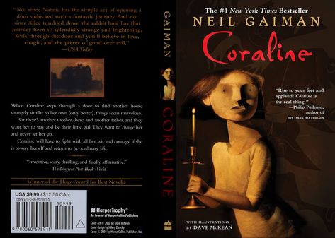 Coraline Book Cover, Full Book Covers, Coraline Neil Gaiman, Coraline Book, Beloved Toni Morrison, Mini Books Diy, Mini Bookshelf, Mini Shelf, Tiny Books