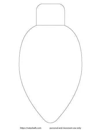 Free Christmas Light Templates: Easy Holiday Decoration Printables Guide 2024#HandmadeChristmas #ChristmasDecor #HolidayProjects #HolidayCrafts #ChristmasDIY #ChristmasCraftIdeas #DIYChristmas #DIYHolidayDecor Christmas Light Template, Light Bulb Template, Christmas Crafts Easy, Free Christmas Crafts, Christmas Hallway, Candle Template, Christmas Crafts For Adults, Ornament Template, Light Pattern