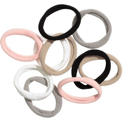 H&M 10-pack hair elastics (110 THB) ❤ liked on Polyvore featuring accessories, hair accessories, beauty, beige, elastic hair ties, h&m hair accessories, h&m and ponytail hair ties Ponytail Hair, Elastic Hair Ties, Birthday Wishlist, Emergency Kit, Hair Elastics, Tokio Hotel, Christmas Wishlist, Scarf Hairstyles, Accessories Hair