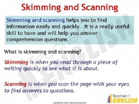 Difference between Skimming and Scanning Inferring Lessons, Skimming And Scanning, Formal Letter Writing, Reading Comprehension Texts, Essay Writing Examples, English Grammar Notes, Writing Development, Esl Reading, Logical Fallacies