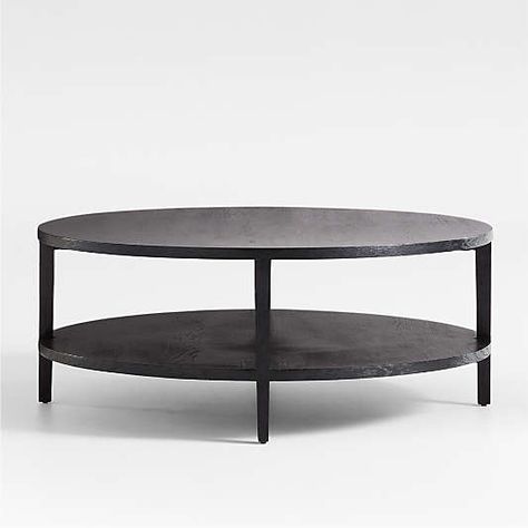 Wood Coffee Tables & Accent Tables with Live-Edge | Crate & Barrel Canada Coffee Table Crate And Barrel, Oval Wood Coffee Table, Natural Coffee Table, Black Coffee Table, Pedestal Coffee Table, Natural Oak Wood, Oval Coffee Table, Coffee Table With Shelf, Round Wood Coffee Table