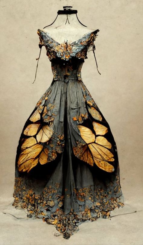 Insect Dress, Butterfly Gown, Fantasy Festival, Bug Dress, Butterfly Costume, Butterfly Fashion, Fashion Drawing Dresses, Theme Dress, Fantasy Gowns