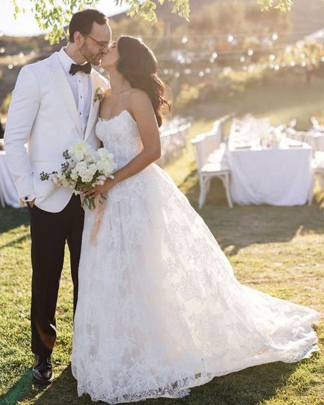 Monique Lhuillier Bride on Instagram: "Because two gowns are always a good idea! 🤍✨ #moniquelhuillier #mlbride #magnificent #inspire" Monique Lhuillier Lace, Monique Lhuillier, Lace Wedding Dress, Bride Dress, Wedding Inspo, Strapless Wedding Dress, Lace Wedding, Wedding Dresses Lace, Good Things