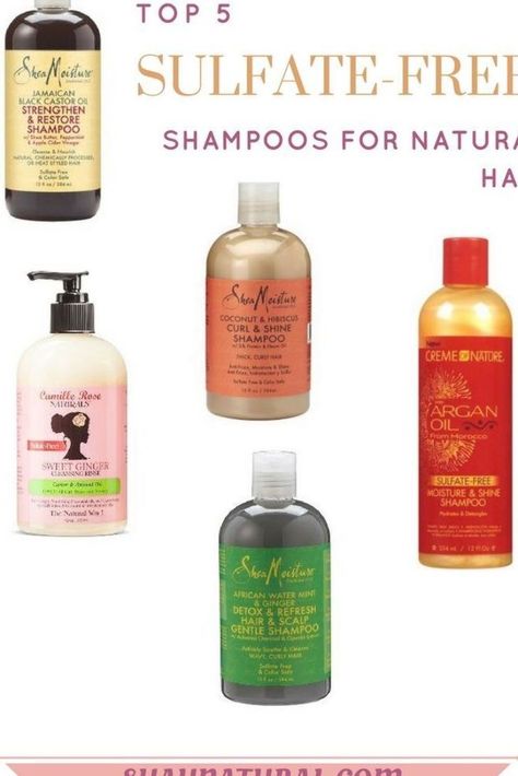 Top 5 Sulfate-Free & Clarifying Shampoos for Natural Hair | ShayNatural 4c Natural Hair Care, Best Clarifying Shampoo, Afro Hair Care, Natural Hair Shampoo, Curl Shampoo, Good Shampoo And Conditioner, Hair Care Growth, Low Porosity Hair Products, Shampoo For Curly Hair