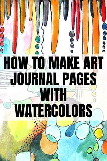 Sketching Journal Ideas, Easy Art Journal Pages Ideas, How To Make An Art Journal, Art Journal Tutorial Step By Step, Doodling In Books, Daily Watercolor Challenge, Watercolour Doodles Art Journaling, Watercolor Journal Pages, Journaling Art Ideas