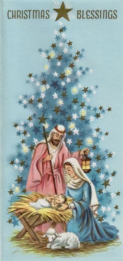 Christmas Cards Photography, Nativity Manger, Christian Christmas Cards, Diy Holiday Cards, Vintage Holiday Cards, Christmas Cards Kids, Quilling Christmas, Vintage Christmas Greeting Cards, Vintage Christmas Images