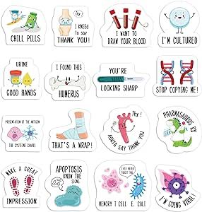 Nursing Stickers, Student Stickers, Medical Puns, Nurse Accessories, Nurse Stickers, Nurses Week Gifts, Stickers Funny, Nursing Accessories, Funny Pun