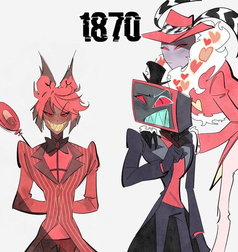 Loud Fashion, Boss Wallpaper, H Hotel, Monster Hotel, Alastor Hazbin Hotel, Mini Comic, Cat Character, Vivziepop Hazbin Hotel, Art Style Inspiration