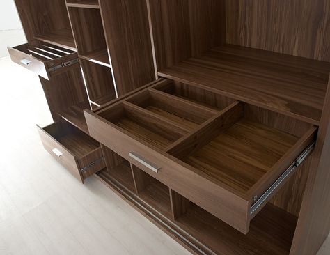 Wardrobe Drawer Partition Ideas, Inside Cupboard Storage, Cupboard Partition Ideas, Drawer Partition Ideas, Cupboard Drawers Ideas, Cupboard Storage Ideas Bedroom, Wardrobe Section Ideas, Inside Cupboard Ideas Bedroom, Inside Wardrobe Ideas