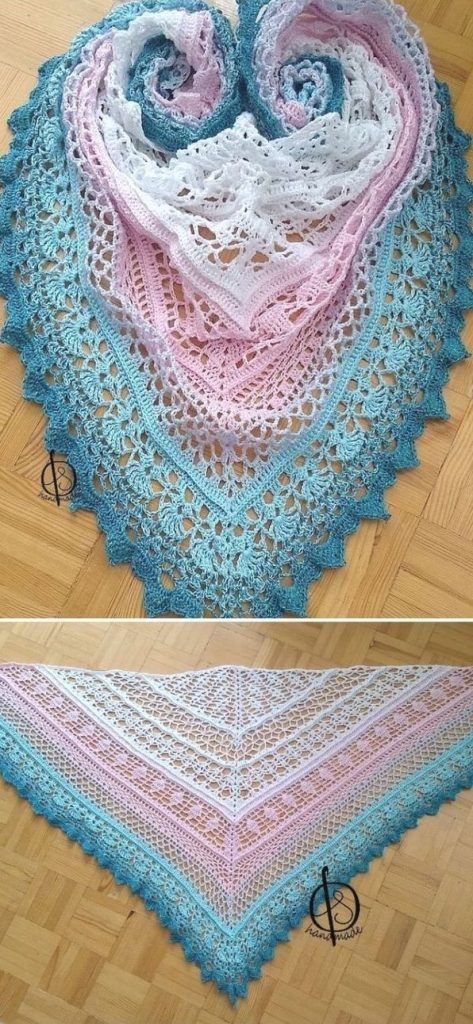 Shawl Ideas, Crochet Prayer Shawls, Lace Shawl Pattern, Crochet Shawl Diagram, Crocheted Shawl, Crochet Lace Shawl, Crochet Shawl Pattern Free, Crochet Earrings Pattern, Crochet Shawls And Wraps