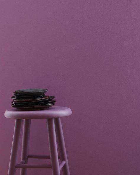 Ultra Violet 1372 | Benjamin Moore Benjamin Moore Mulberry, Violet Paint Colors, Benjamin Moore Purple, Paint Color Swatches, Violet Room, Arranging Furniture, Purple Paint Colors, Pantone Color Chart, Washbasin Design