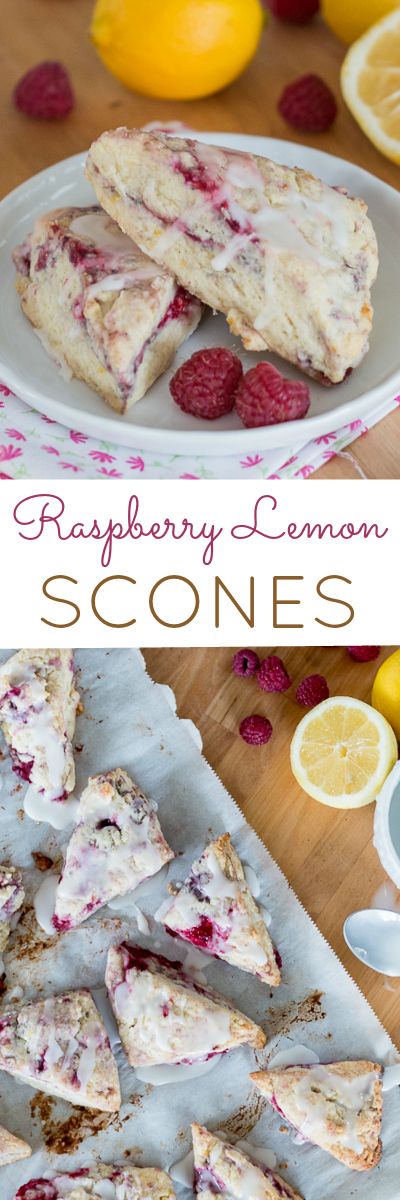 Simple and quick to prepare, these little Raspberry Lemon Scones are full of tart berry and tangy lemon flavor. This easy recipe is perfect for a quick breakfast or an afternoon treat. #scones #breakfast #brunch Raspberry Lemon Scones, Raspberry Scones, Lemon Scones, Lemon Flavor, Monkey Bread, Scone Recipe, Quick Breakfast, Pavlova, High Tea