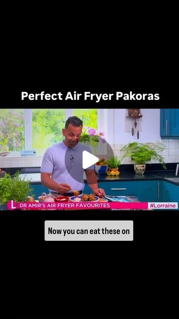 Dr Amir Khan GP on Instagram: "Okay, purists don’t come for me - but I’m making traditional pakoras in the Air Fryer - so easy, so much less faff and less deep frying which is a good thing!! 

Here’s the recipe 

Air Fryer Pakoras/ Onion Bhajis
Sometimes the kids just want a quick snack or finger food whilst they are doing their homework or come back from school, before they rush off to football practice or brownies or cubs etc and these air fryer onion bhajis are perfect for flavoursome plant based hits without the excess of oil that traditional deep fried onion bhajis come with.

Serves 4
1 sliced red onion
2 garlic cloves chopped fine
1 tsp peeled and finely chopped ginger
1 tablespoon olive oil
1 tsp chilli flakes
1 tsp turmeric powder
1 tsp garam masala
1 tablespoon plain flour
3 tabl Onion Bhajis, Recipe Air Fryer, Sw Recipes, Amir Khan, Football Practice, Flower Vines, Airfryer Recipes, Deep Frying, Quick Snack