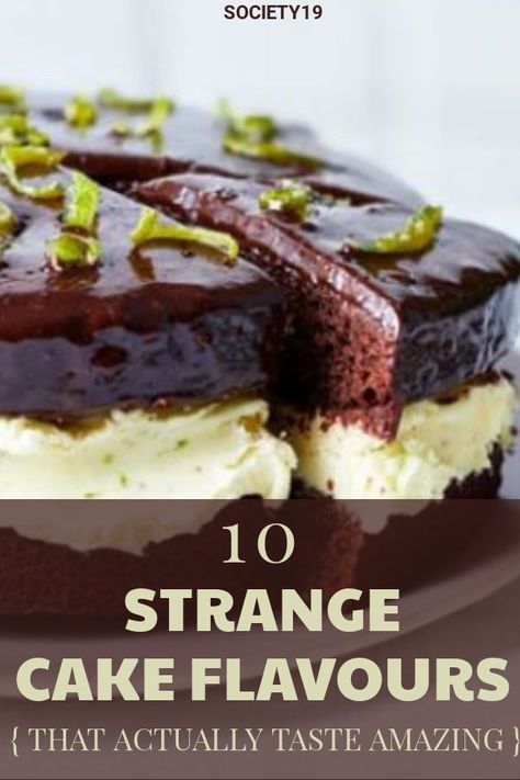 10 Strange Cake Flavours That Actually Taste Amazing - Society19 UK Soft Chocolate Fudge, Whiskey Cake Recipe, Basic Buttercream Recipe, Cake Recipe For Decorating, Bunt Cake Recipe, Cake Flavours, Birthday Cake Flavors, Unique Birthday Cakes, Lime Cake