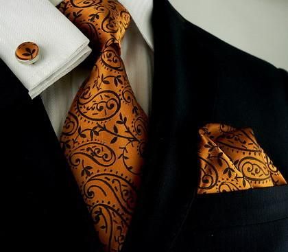 Paisley Wedding, Copper Dress, Ties Mens Fashion, Necktie Set, Wedding Tie, Mens Silk Ties, Cufflinks Wedding, Wedding Ties, Mens Fashion Suits