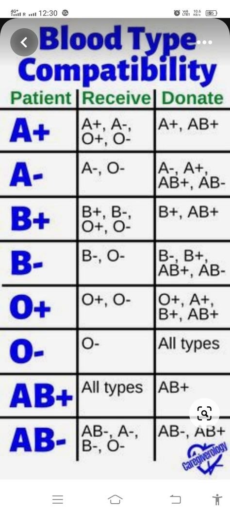 Blood Type Chart, अंग्रेजी व्याकरण, Blood Types, Type Chart, Nyttige Tips, Biology Facts, Medical Student Study, Medical Facts, Medical School Inspiration