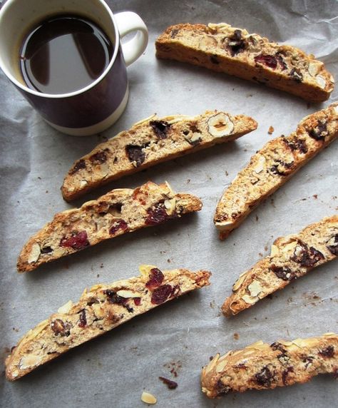 Patisserie Makes Perfect: Hazelnut, Cranberry & Chocolate Biscotti Mandel Bread, Easiest Cookies, Cranberry Biscotti, Biscotti Recipes, Cranberry Chocolate, Chocolate Biscotti, Cookies To Make, Chocolate Cranberry, Cranberry Pistachio