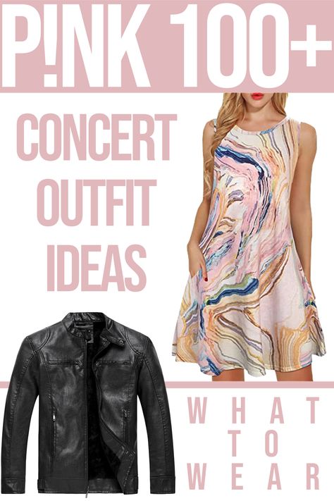 Need an outfit for a P!nk concert? We gathered over 100 cute, edgy, and stylish outfits, so you can create an amazing look for the concert in no time! P!nk Clothing Style, P!nk Style Outfits, Pink Rock Concert Outfit, Shirts For Pink Concert, Pink Consert Outfits, Pink Concert Outfit Ideas Summer, What To Wear To Concert Outfits Summer, Pink The Singer Outfits, Outfits To Wear To A Pink Concert