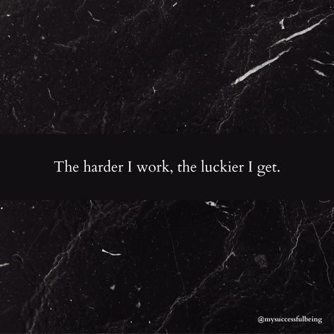 The harder I work, the luckier I get 🧠 💫
#business #entrepreneur #motivation #marketing #success #money #love #goals #smallbusiness #quotes #love #motivation #life #quoteoftheday #motivationalquotes #instagood #quote #follow #like #success #happiness #work #entrepreneurship The Harder I Work The Luckier I Get, Love Motivation, Entrepreneur Motivation, Quotes Love, Business Entrepreneur, Daily Quotes, Quote Of The Day, Motivational Quotes, Small Business