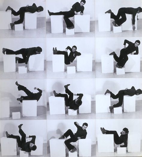 Bruce McLean The Man, Black And White, White, Black, Art