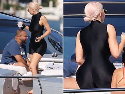 Kylie Jenner Shows Off Curves in Spandex on Miami Luxury Yacht Kylie Jenner Daily, Kylie Jenner Body, Kylie Jenner Outfits Casual, Kristen Jenner, Miami Luxury, Trajes Kylie Jenner, Kylie Jenner Pictures, Cha Ching, Kylie Jenner Look