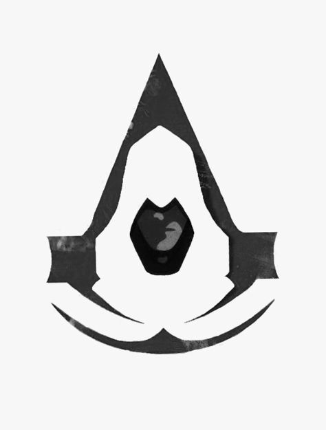 Assassins Creed Symbol Tattoo, Assassins Creed Tattoo Ideas, Ac Tattoo, Assassins Creed Symbol, Assassin Logo, Black Flag Tattoo, Jesus Tattoo Sleeve, Assassins Creed Tattoo, Assasing Creed