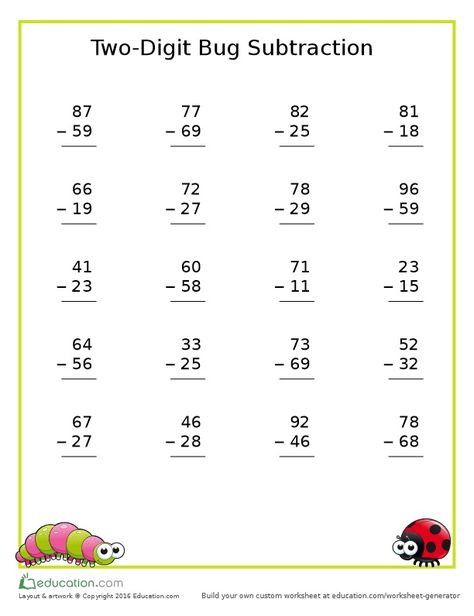 2nd grade math worksheet Math Clipart, Cognitive Activities, Math Addition Worksheets, Free Printable Math Worksheets, 2nd Grade Math Worksheets, 1st Grade Math Worksheets, 2nd Grade Worksheets, Printable Math Worksheets, Subtraction Worksheets