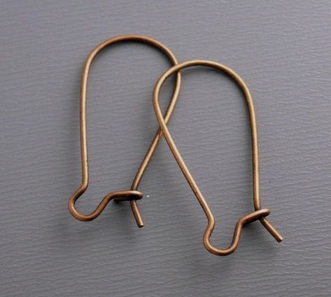 KIDNEY-COPPER-28MM - 50 pcs of 28mm Antique Copper Kidney Hoop Earring Findings #earwire #earring #28mm #KidneyEarwire #findings #hooks #bulk #KidneyHoopEarrings #commercial #wholesale Gold Bracelets Stacked, Jewelry Editorial, Earrings Antique, Metal Works, Jewelry Photography, Copper Plated, Earring Findings, Jewelry Packaging, Black Rings