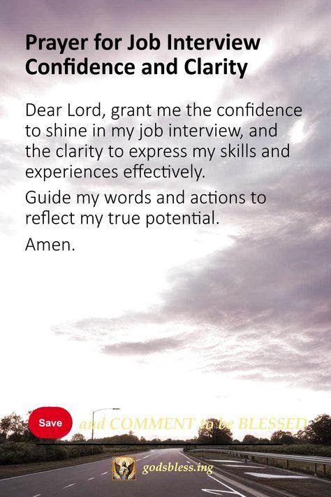 Prayer for Job Interview Confidence and Clarity Prayer For Interview Success, Prayer For Job Interview To Go Well, Prayer For Getting A Job, Prayer For Interview To Go Well, Prayer For Interview, Prayer Before Interview, Prayer For Job Offer, Prayers For Job, Prayer For Job Interview