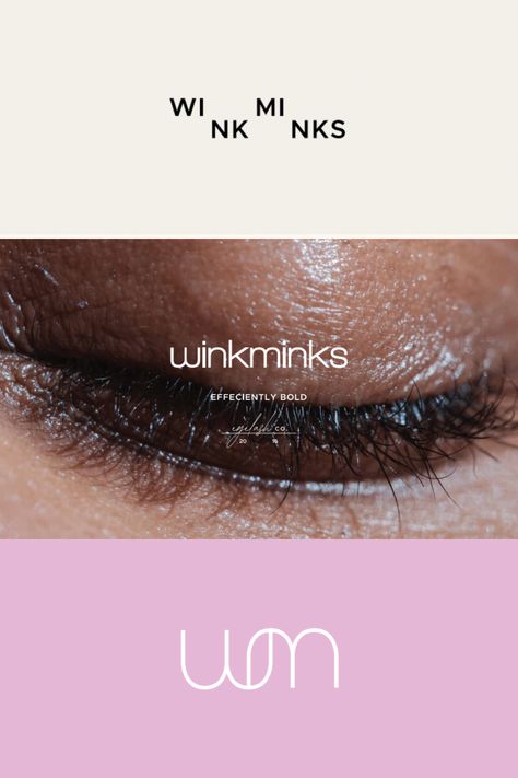 We designed these logo variations for an eyelash beauty brand, Wink Minks–a brand helping women boost their confidence quickly and easily with high-quality, affordable lashes. If you're looking for a brand for your women-owned business, be sure to view our website, you won’t want to miss out on our 2024 services!  [Graphic Design, Branding, Brand Guidelines] Makeup Brand Design, Lashes Branding, Lashes Logo Design, Beauty Graphic Design, Lash Branding, Lash Logo Design, Makeup Branding, Lash Design, Logo Variations