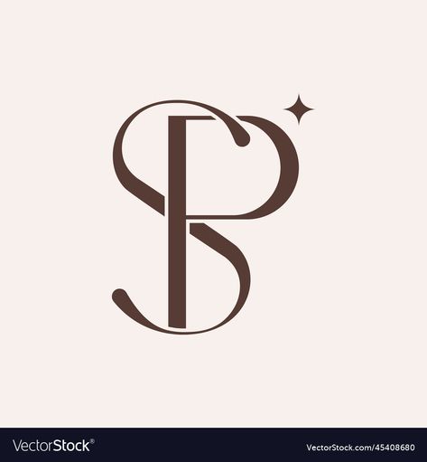 Sp Monogram Logo, Sp Monogram, P Letter Design, Sp Logo, Monogram Logo Letters, Serif Logo, Typographic Logo Design, Initials Logo Design, Fashion Logo Branding