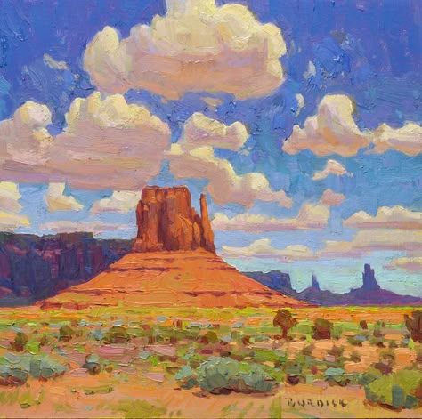 Western themed art. Western style art at organicflowart on ETSY Artist unkown Southwest Desert Landscape, Monument Valley Painting, Monument Valley Art, Desert Landscape Art, Desert Landscape Painting, Desert Scene, Western Landscape, Southwestern Art, Desert Art