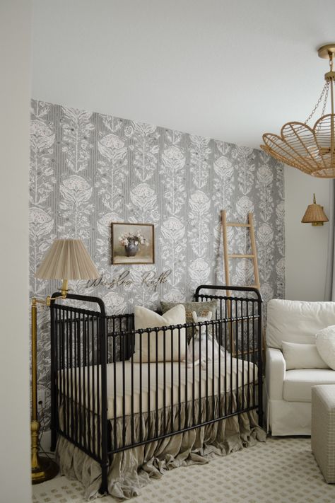 Vintage Girl Nursery, Gold Nursery, Nursery Room Design, Baby Room Inspiration, Nursery Room Inspiration, Nursery Inspo, Chair And A Half, Furniture Office, Nursery Baby Room