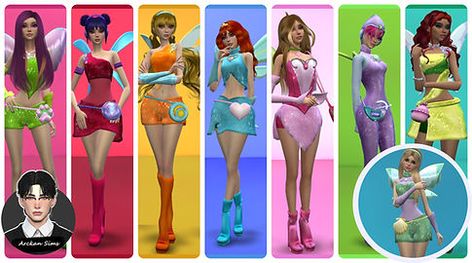 UPDATE MAGIC WINX (CHARMIX) | Blog Zombie Christmas, Sims 4 Body Mods, Tumblr Sims 4, Sims Four, Sims 4 Mods Clothes, Maxis Match, Body Mods, Sims 4 Mods, Sims 2