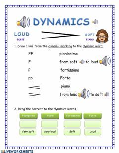 Dynamics, crescendo and decrescendo Language: English Grade/level: 3rd Grade School subject: Music Main content: Music Other contents: Dynamics Music, Rhythm Worksheets, Instrument Families, Music Math, Music Worksheets, Elementary Music Classroom, Notes Online, Elementary Activities, Music School