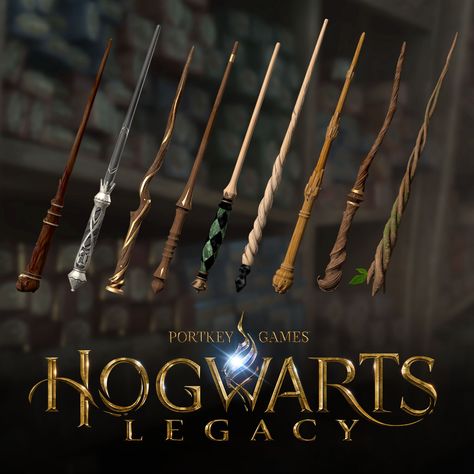 Hogwarts Legacy--Wands, Dallin Jones on ArtStation at https://www.artstation.com/artwork/qeBmVP Hogwarts Legacy Wand Design, Hogwarts Legacy Wands, Custom Wands Designs, Hogwarts Wand, Handmade Wands, Magic Wand Harry Potter, Diy Wands, High School Newspaper, Hogwart Legacy