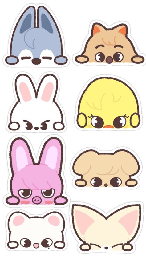 Wolfchan, leebit, dwakii, jiniret, hanquokka, bbokkari, puppyM, foxl.NY, all groups skzoos Skzoo Transparent Png, Skzoo Template, Stray Kids Animals, Skzoo Bookmark, Skz Animals, Stray Kids Skzoo Characters, Skz Logo, Skzoo Art, Skzoo Icon