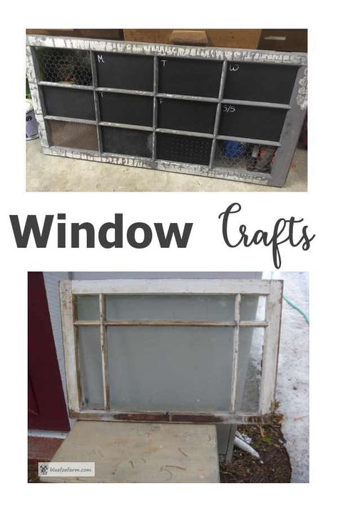 Window Crafts Diy Window Frame, Window Frame Decor, Wardian Case, Window Greenhouse, Recycled Door, Fox Farm, Window Crafts, Storm Windows, Vintage Window