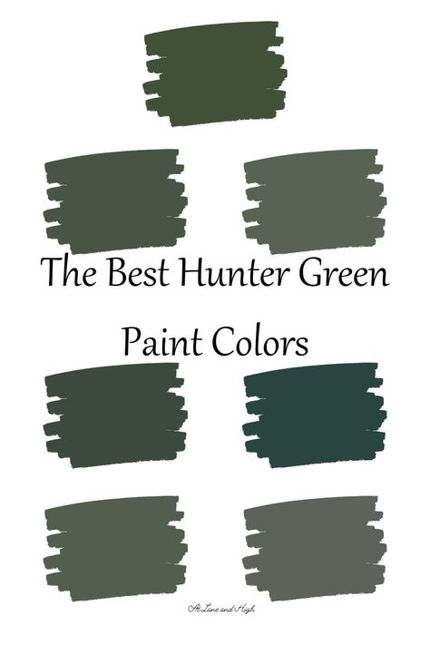 Hunter Green paint colors are making a come back in a big way. Dark and moody colors have become so popular and today we will explore the very best colors and the best places to use them. Hunter Green Paint Colors, Hunt Club Sherwin Williams, Dard Hunter Green, Hunter Green Paint, Donut Vase, Family Room Paint, Moody Colors, Bedroom Ideas For Small Rooms Cozy, Work Cubicle