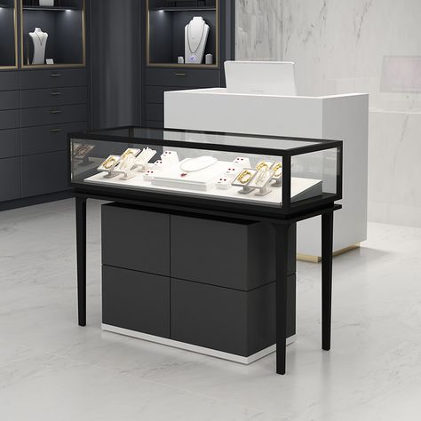 High End Jewelry Store, Jewelry Showcase, Modern Jewelry Store, Jewelry Display Booth, Jewelry Store Interior, Jewelry Shop Display, Modern Home Offices, Jewellery Shop Design, Jewelry Store Design