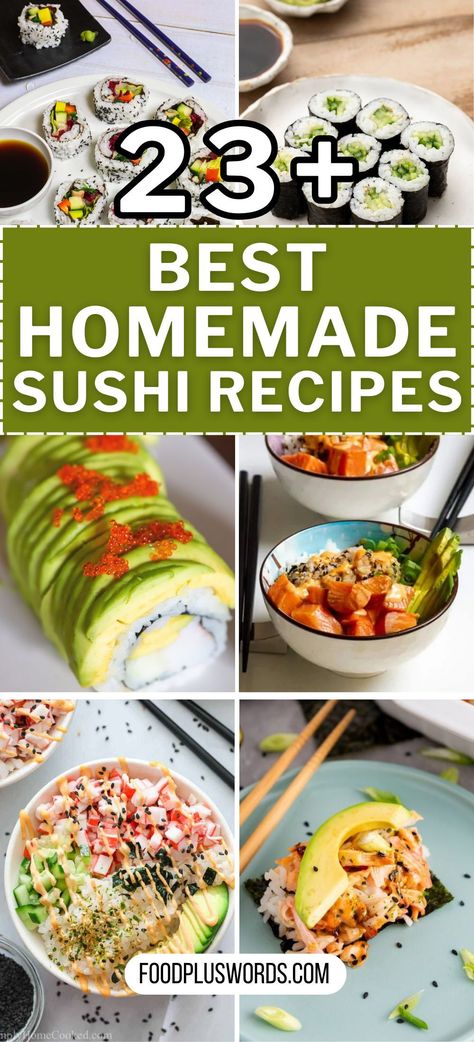 Unlock your sushi-making journey with our homemade, easy-to-follow recipes, perfect for beginners. Create healthy and mouthwatering California rolls or experiment with vegetarian options right in the comfort of your home. With sushi aesthetic in mind, you can bake, roll, and craft sushi masterpieces, all while discovering a world of exciting fillings to elevate your culinary creations. Homemade Sushi Recipes, Funky Recipes, Eel Sauce Recipe, Sushi Diy, Thai Panang Curry, Sushi Birthday, Chicken Sushi, Onigiri Recipe, Sushi Ingredients